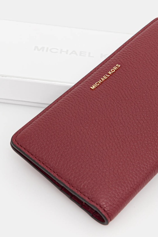 MICHAEL Michael Kors portfel skórzany BRYANT 32S5GYTP3L bordowy AW25