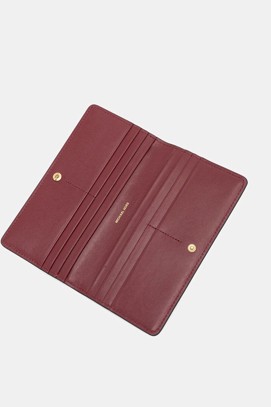 MICHAEL Michael Kors portfel skórzany BRYANT bordowy 32S5GYTP3L