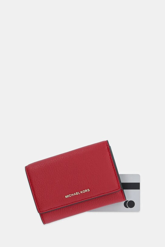 Accesorii MICHAEL Michael Kors portofel de piele BRYANT 32S5GYTP1L rosu