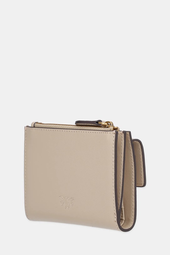 Pinko portfel skórzany 103612.A0F1 beżowy AW25