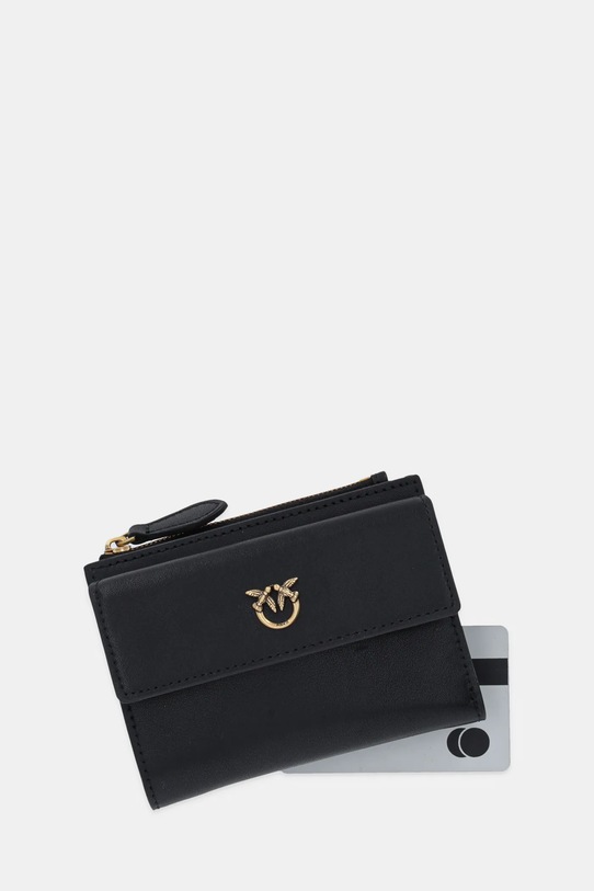 Αξεσουάρ Δερμάτινο πορτοφόλι Pinko 103612.A0F1 μαύρο