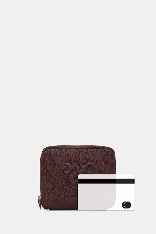 Pinko portofel de piele 100249.A29Q maro