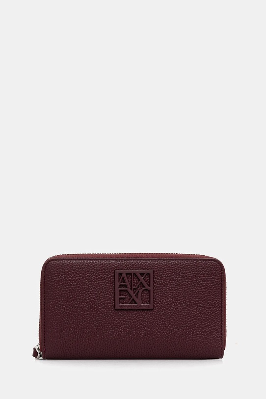 Armani Exchange portfel imitacja skóry licowej bordowy XW000361.AF11902.