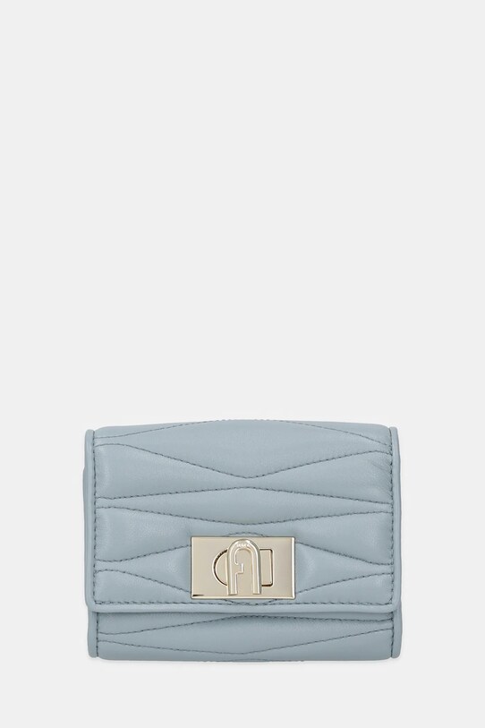 Furla portfel skórzany skóra licowa niebieski WP00225.BX3221.3963S