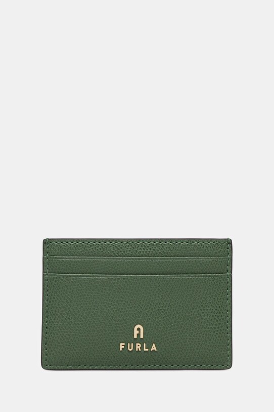 Furla etui na karty skórzane etui na karty zielony WP00305.ARE000.OLI00