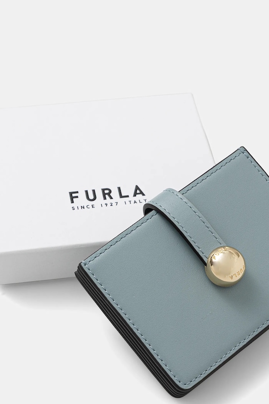 Δερμάτινη θήκη για κάρτες Furla γκρί WP00549.AX0733.4247S