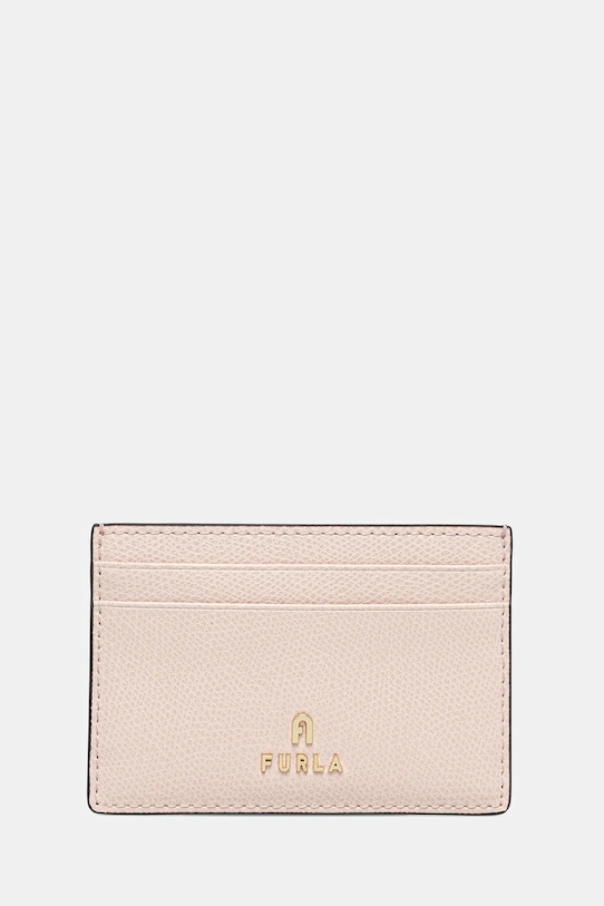 Kožené pouzdro na karty Furla obal na karty růžová WP00305.ARE000.0496S