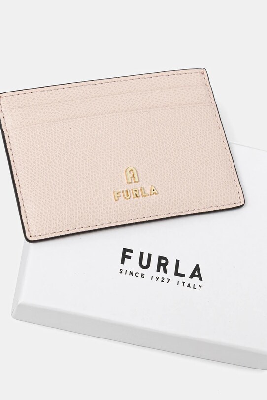 Аксесуари Шкіряний чохол на банківські карти Furla WP00305.ARE000.0496S рожевий