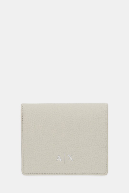 Armani Exchange portfel imitacja skóry licowej beżowy XW002123.AF17019