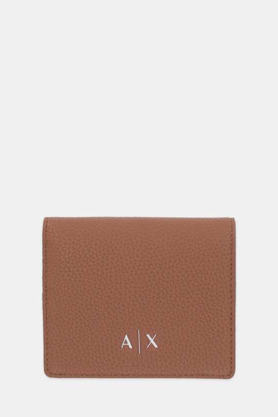Гаманець Armani Exchange імітація лицьової шкіри коричневий XW002123.AF17019