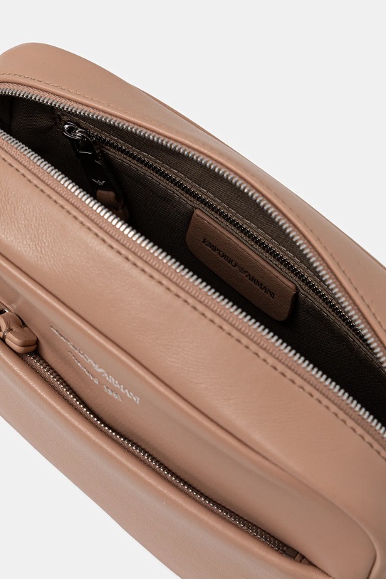 Emporio Armani torebka skórzana EW003032.AF19229 beżowy