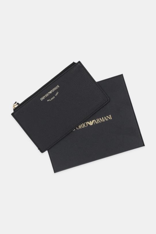 Emporio Armani portfel skórzany czarny EW003035.AF19568