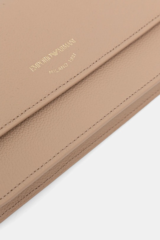 Emporio Armani kopertówka skórzana EW003036.AF19568 beżowy