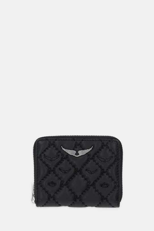 ZADIG&VOLTAIRE portfel skórzany skóra licowa czarny LWSG03698