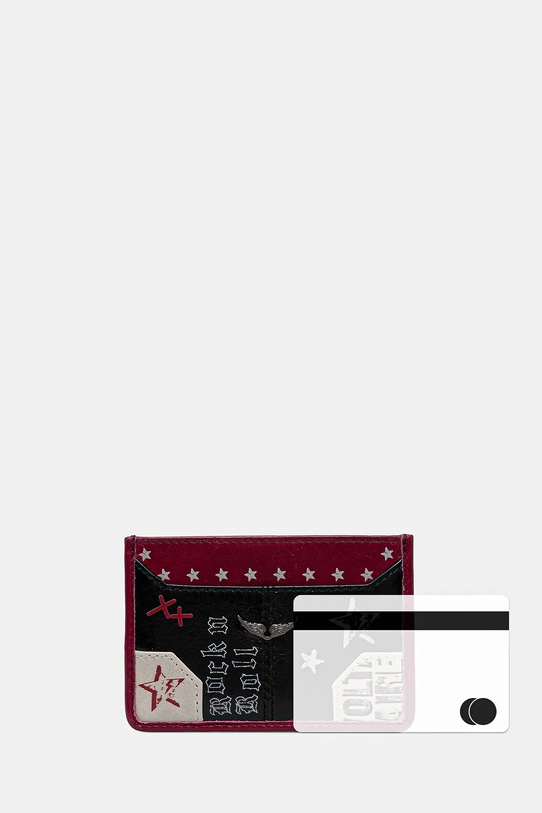 Аксессуары Кожаный чехол на карты ZADIG&VOLTAIRE LWSG03718 чёрный