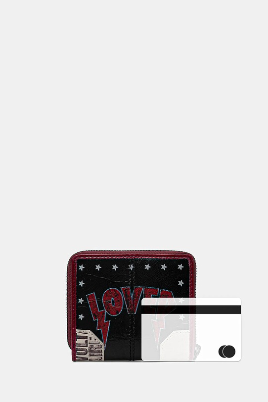 Кожаный кошелек ZADIG&VOLTAIRE LWSG03712 чёрный