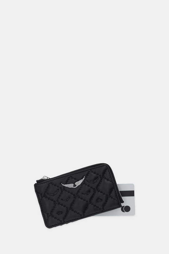 Аксессуары Кожаный чехол на карты ZADIG&VOLTAIRE LWSG03680 чёрный