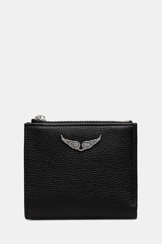 ZADIG&VOLTAIRE portfel skórzany skóra licowa czarny LWSG03725