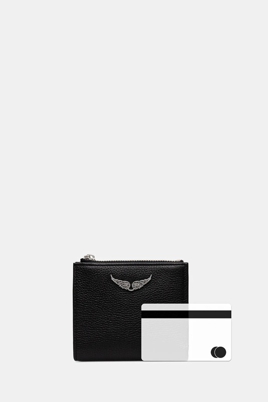 Шкіряний гаманець ZADIG&VOLTAIRE чорний LWSG03725