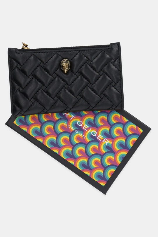 Kurt Geiger London portfel skórzany KENSINGTON 4703900109 czarny
