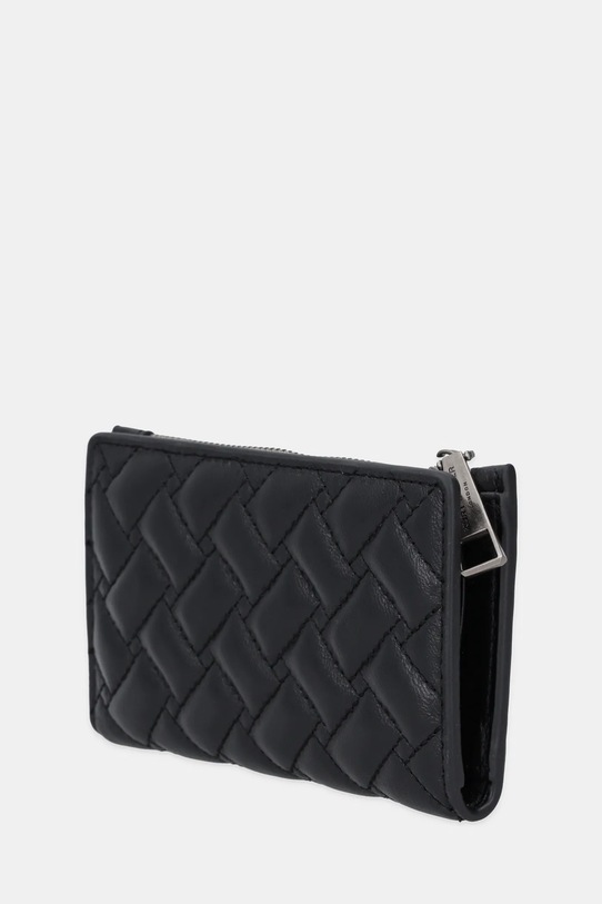 Kurt Geiger London portfel skórzany KENSINGTON 4703905109 czarny AW25