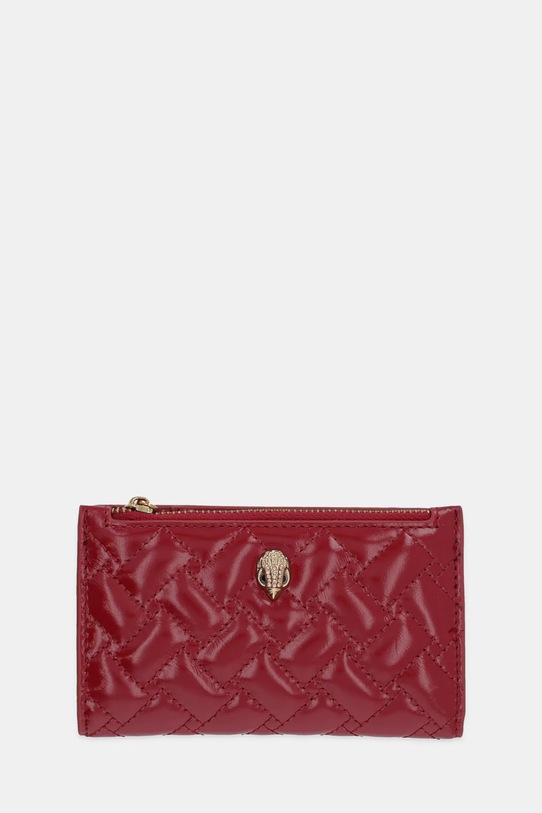 Kurt Geiger London portfel skórzany KENSINGTON skóra licowa bordowy 4703950319