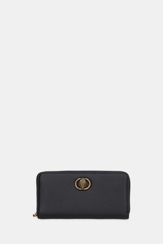 Kurt Geiger London portfel skórzany skóra licowa czarny 3599000109