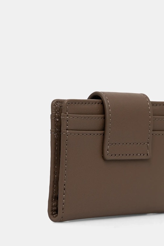 Kurt Geiger London etui na karty skórzane 3735437109 brązowy AW25