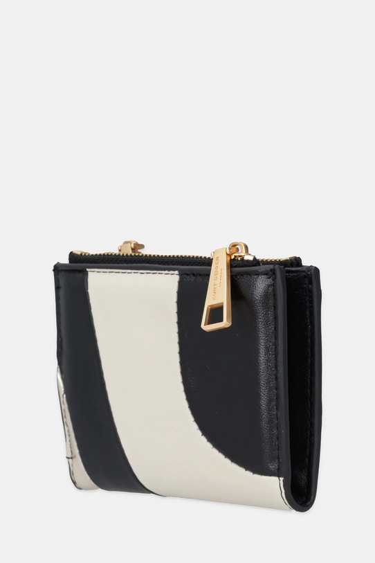 Kurt Geiger London portfel skórzany KENSINGTON 4198765109 czarny AW25
