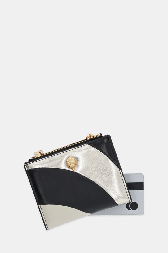 Akcesoria Kurt Geiger London portfel skórzany KENSINGTON 4198765109 czarny