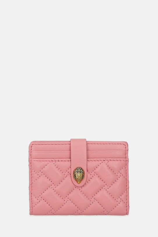 Kurt Geiger London etui na karty skórzane KENSINGTON etui na karty różowy 1275057109