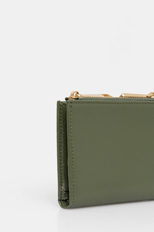 Akcesoria Kurt Geiger London portfel skórzany SHOREDITCH 9342075109 zielony