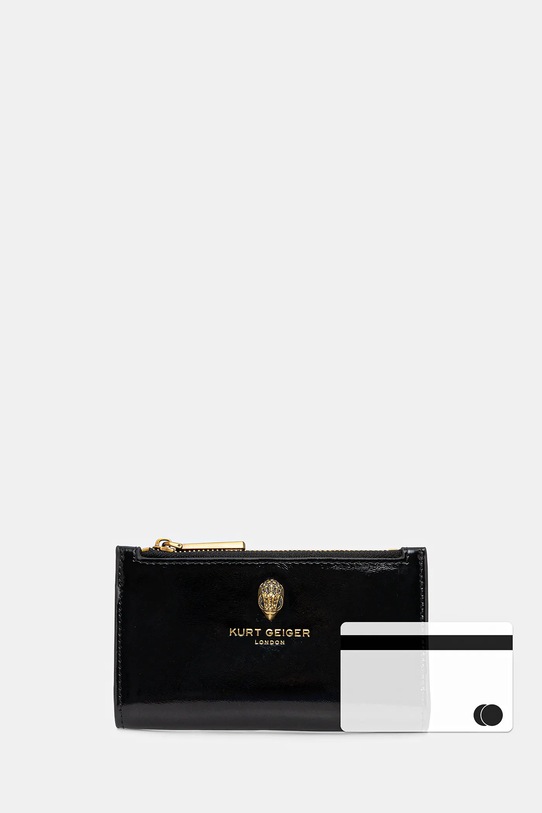 Kurt Geiger London portfel skórzany 4685800319 czarny