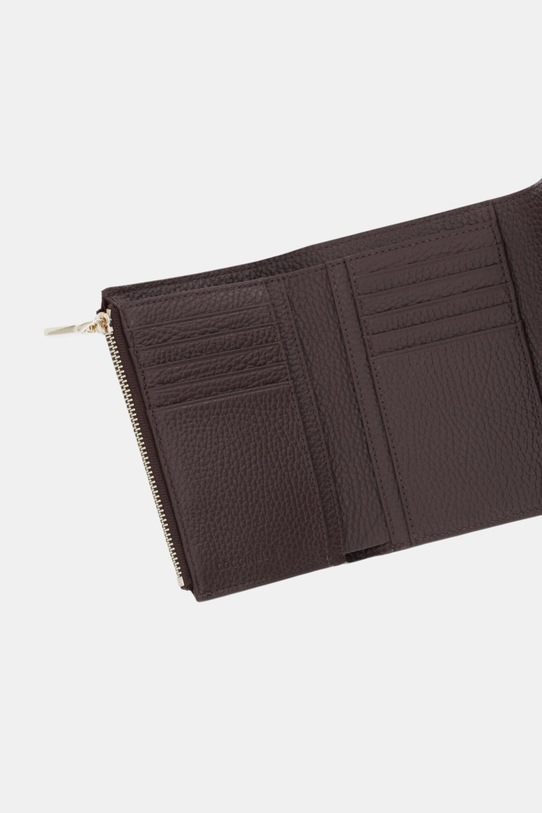 Coccinelle portofel de piele COCCINELLE C-ME maro E2.SSL.11.D6.21