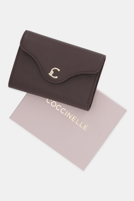 Coccinelle portofel de piele COCCINELLE C-ME E2.SSL.11.D6.21 maro