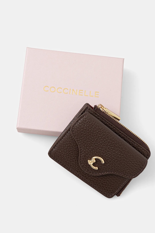 Coccinelle portofel de piele COCCINELLE C-ME E2.SSL.17.B6.21