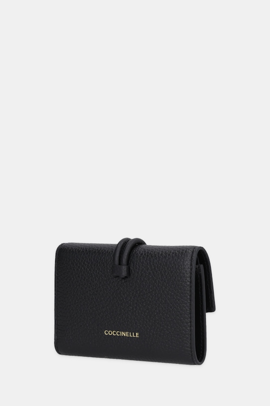 Кожен портфейл Coccinelle COCCINELLELISBET SOFT E2.T1I.11.F0.01 черен AW25