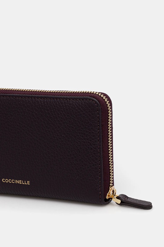 Кожаный кошелек Coccinelle COCCINELLEDULSE SOFT E2.TQK.11.32.01 фиолетовой AW25