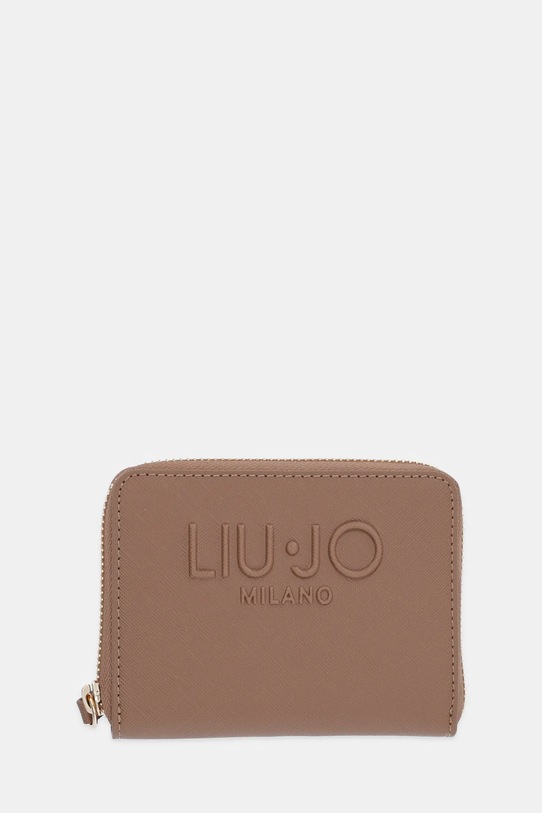 Liu Jo portfel imitacja skóry licowej brązowy AF5156.E0087