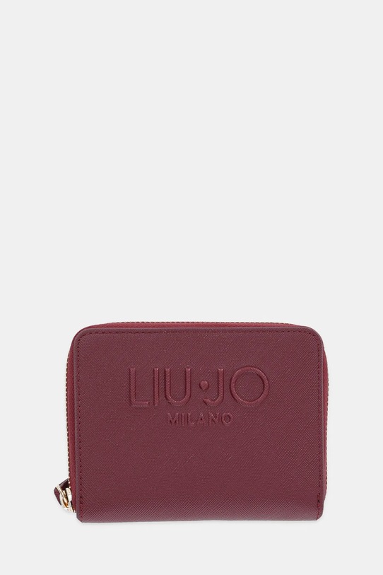 Liu Jo portfel imitacja skóry licowej bordowy AF5156.E0087