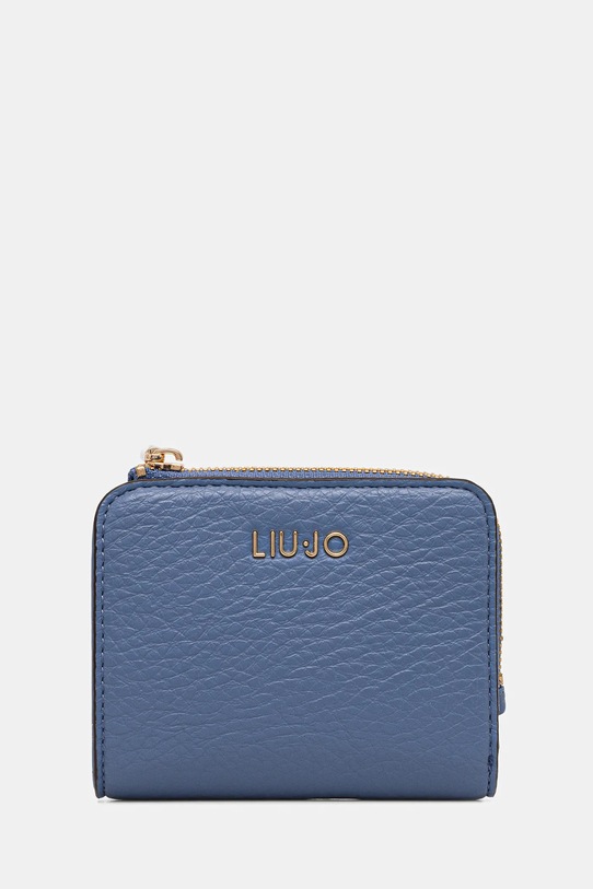 Denarnica Liu Jo Imitacija zrnatega usnja modra AF5193.E0027