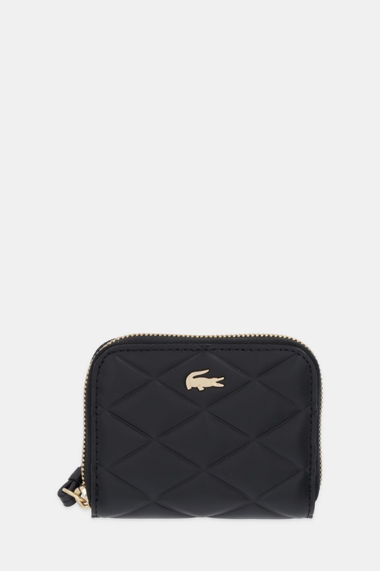 Lacoste portfel skórzany skóra licowa czarny NF5120EE