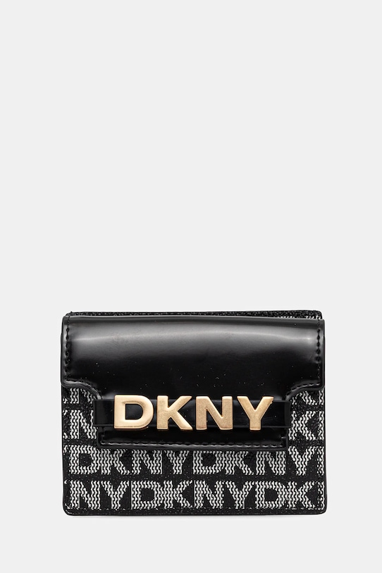 Dkny portfel imitacja skóry licowej czarny R52Z5M22