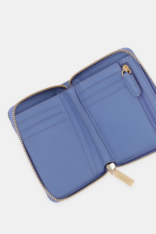 Akcesoria Dkny portfel skórzany R521KM25 niebieski