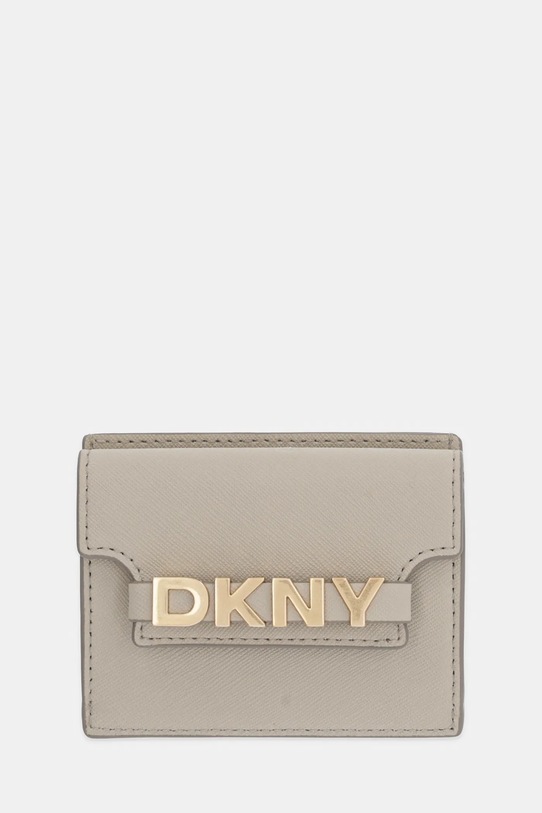 Кожен портфейл Dkny гладка кожа бежов R52ZKM22