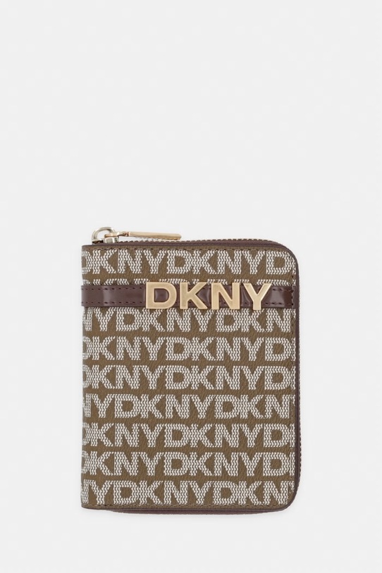 DKNY portfel damski brązowy R5215M25