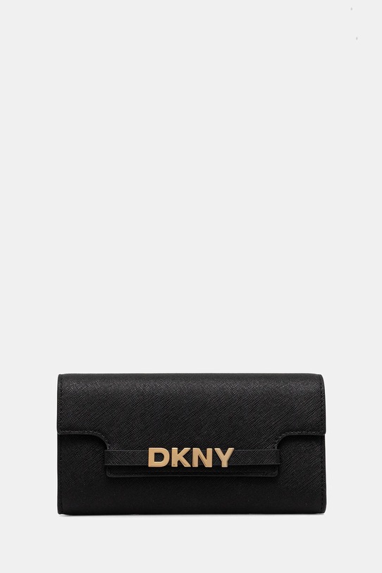 Dkny portfel imitacja skóry licowej czarny R52QKM29