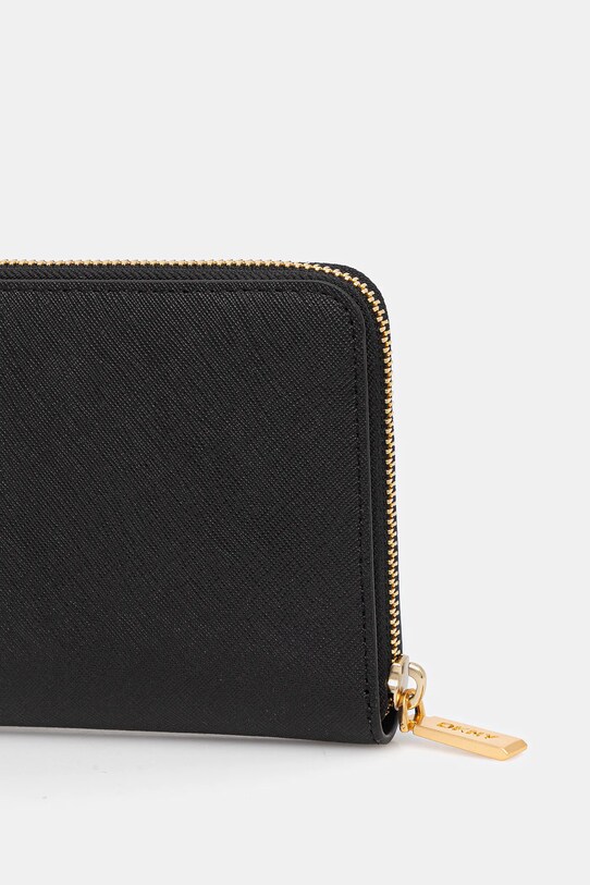 Dkny portfel skórzany R521KM28 czarny AW25