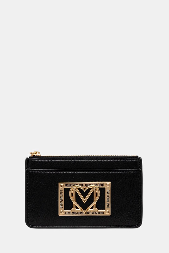 Love Moschino portfel drobny wzór czarny JC5606PP1NLI0000