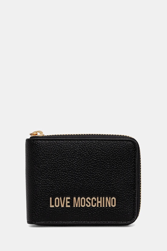 Love Moschino portfel drobny wzór czarny JC5639PP1NLD0000
